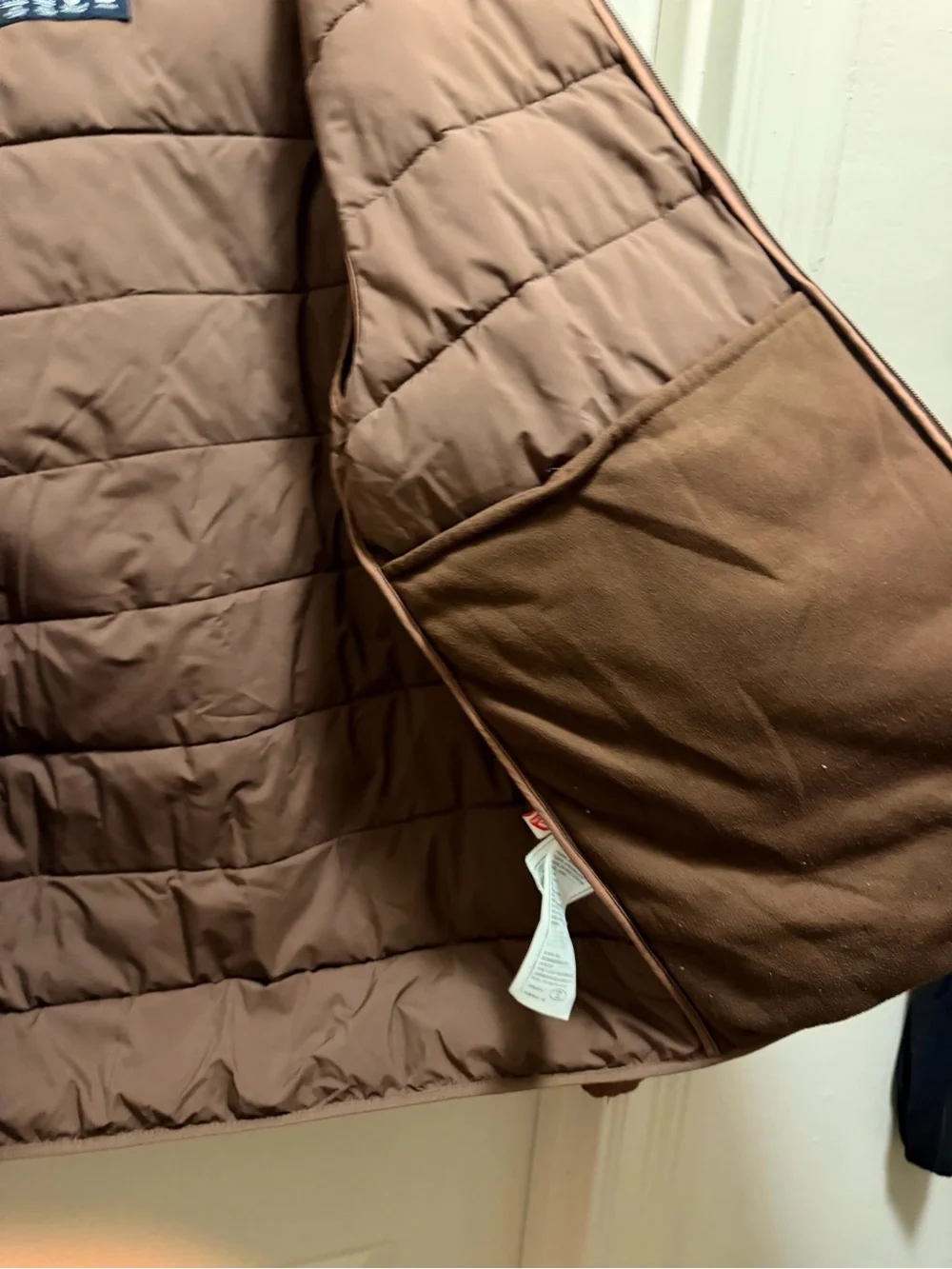 Abercrombie & Fitch Men's Puffer Jacket in Light Brown